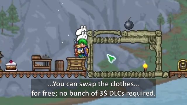 Terraria can hold whatever item you want... with storage furniture. смотреть онлайн