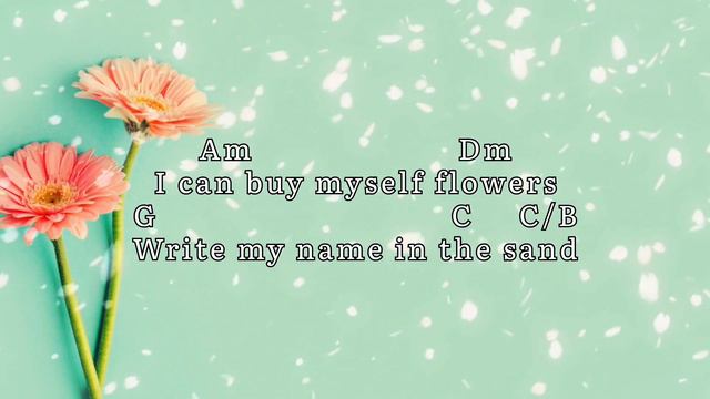 flower - Miley cyrus | Lyric Lirik & Chord versi akustik смотреть онлайн