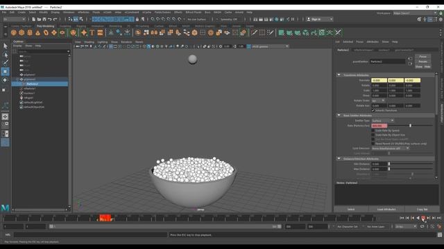 Maya NParticles Basics Tutorial смотреть онлайн