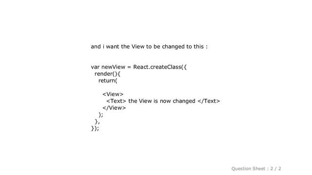 iOS : React Native : how to change view on onPress event смотреть онлайн