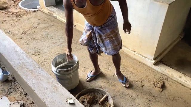 Wow! Strongest Cement Floor_Plastering On Floor With Cement And Sand Mix|Cement Flooring On House