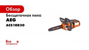 ACS18B30 Chainsaw RUSSIAN