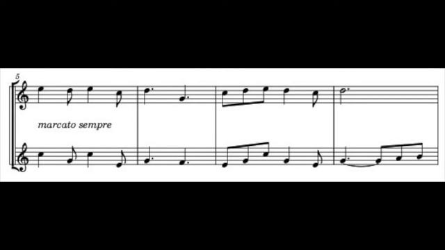 French horn play along duet Rosenthal 4 - needs a couple of years playing смотреть онлайн