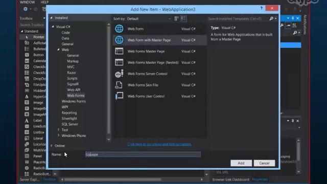 Belajar asp .net pemula [Tutorial lengkap sesi 7] смотреть онлайн