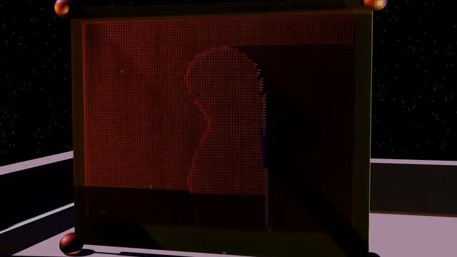 Poorly made adaptation of Bad apple on pinart in blender смотреть онлайн
