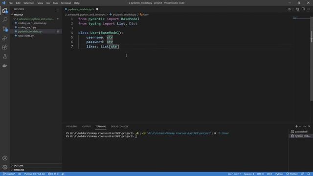 Intro to Pydantic Models - Build 3 Full-Stack Web Apps with FastAPI & Python смотреть онлайн