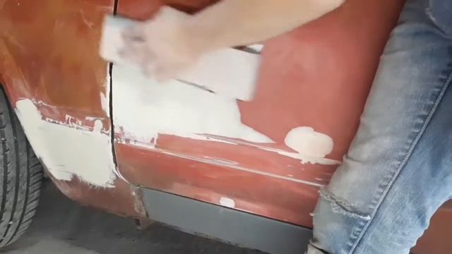 Процесс перетирки шпатлевки ваз 2104 смотреть онлайн