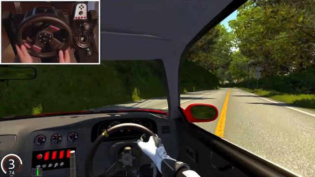 Drift Missile Chaser JZX90 | Assetto Corsa Drift w/ Steering Wheel смотреть онлайн