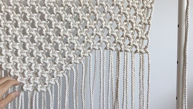 DIY: MODERN MACRAME WALLHANGING | LARGE MACRAME WALLHANGING PATTERN | (step By Step)