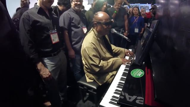 Stevie Wonder & Casio Grand Hybrid at NAMM смотреть онлайн
