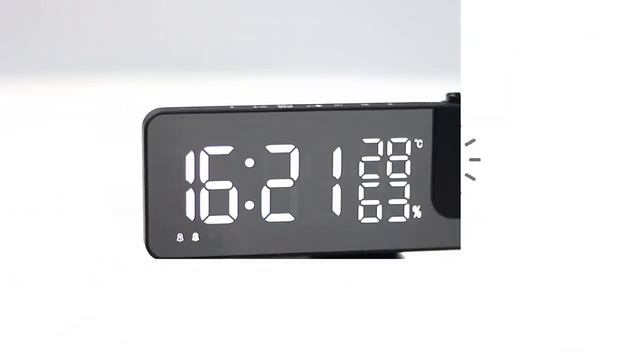 Часы с проекцией на потолок на потолок электронные настольные радио с термометром будильник смотреть онлайн