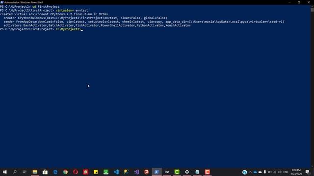Python Web Django installing on Windows смотреть онлайн