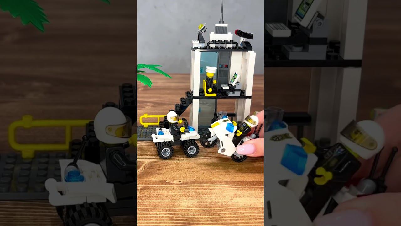 Полицейская станция Bazumi #lego #лего смотреть онлайн