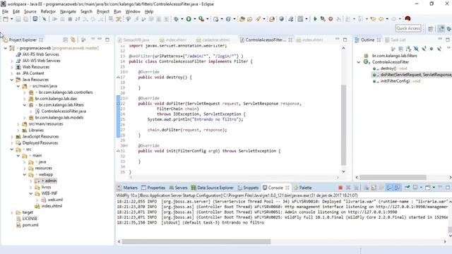 Sistema de Login - Controle de Acesso - CDI - Session Scoped - Parte 2 - #11 смотреть онлайн