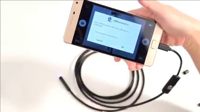 Гибкая мини камера эндоскоп для Android и PC, 2 метра смотреть онлайн