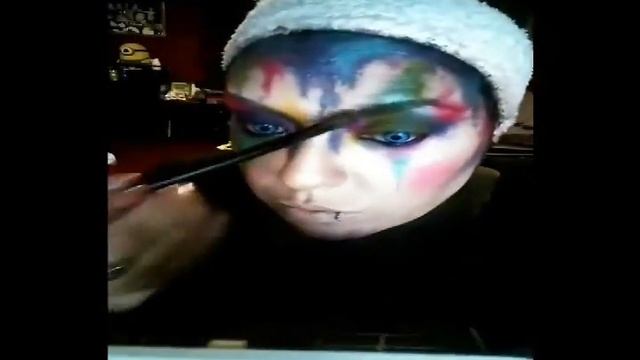 CANDY CLOWN MAKEUP TUTORIAL смотреть онлайн
