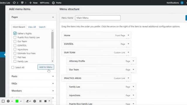 How to add a page to menu | adding menu items in WordPress | WordPress Basic Tutorials смотреть онлайн