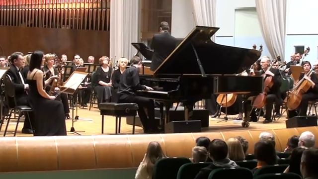 Uladzislau Khandohi (16 years), S. Rachmaninoff Concert 3 for piano and orchestra смотреть онлайн