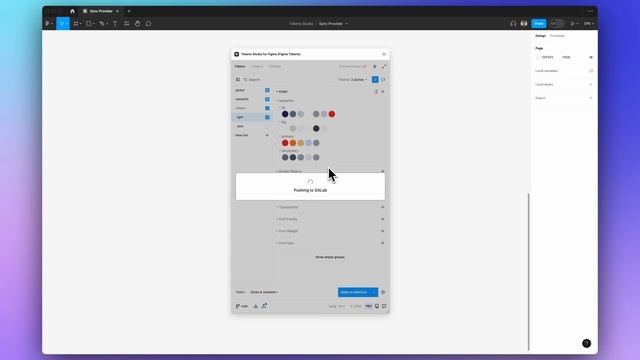 GitLab Sync with Tokens Studio for Figma смотреть онлайн