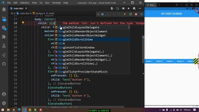 A RenderFlex overflowed by pixels on the right. Flutter error resolve смотреть онлайн
