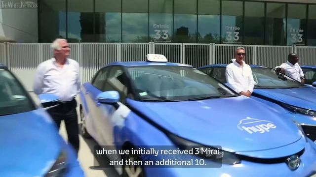 Toyota Mirai Hydrogen Fuel Cell Electric Vehicle at the HYPE Taxi Service in France смотреть онлайн