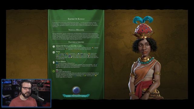 Civilization 6: First Impressions - NZINGA MBANDE [KONGO] - Leader Pass - REACTION VIDEO! смотреть онлайн