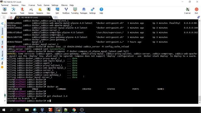 Zabbix Docker Containers смотреть онлайн
