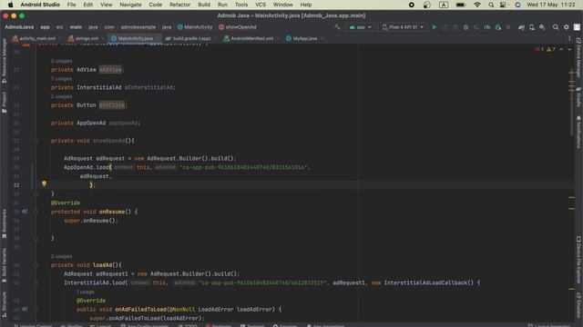 Admob Android Java Tutorial | Part 04 | App Open Ads - How to show Interstitial ads in Android смотреть онлайн
