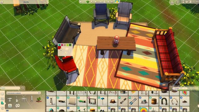 Палаточный лагерь 🏕️ Строительство Симс 4 | The Sims 4 | No CC