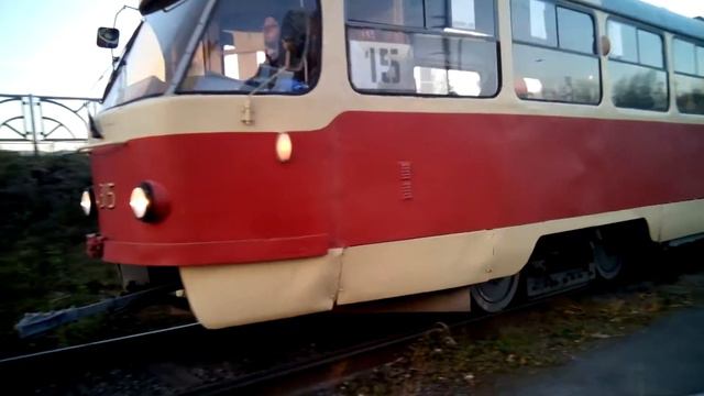 Татра Т3 Трамвай Маршрут-15 смотреть онлайн