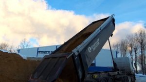 Жёсткие разгрузки после которых падают самосвалы.  Самосвальные истории #12;)