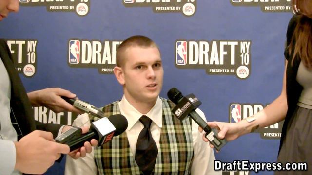 Cole Aldrich - 2010 NBA Draft Media Day - DraftExpress смотреть онлайн