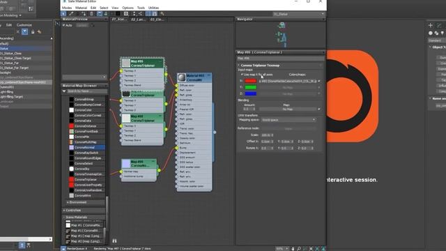 Corona Renderer for 3ds Max: Corona Triplanar Map Tutorial смотреть онлайн