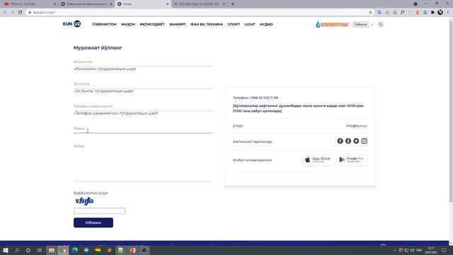 Ma'lumotlar Ombori ( Bazasi ) Haqida | 1-dars | Informatika 10-sinf
