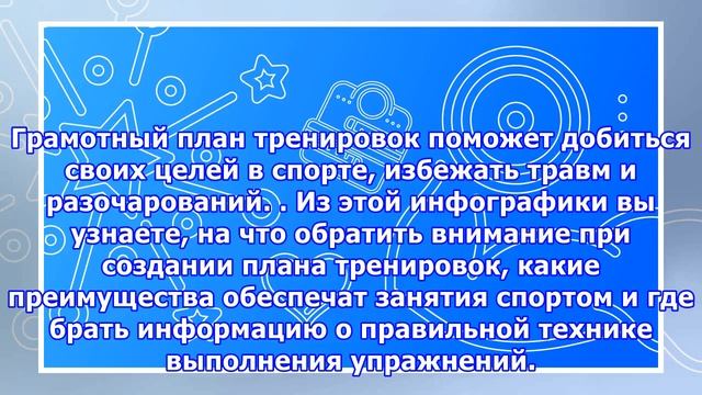 Как составить план тренировок смотреть онлайн