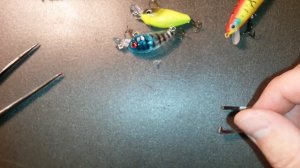 Как проклеить петли на воблерах