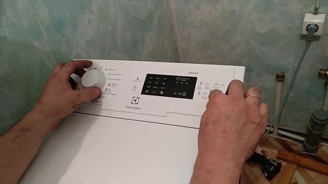 Как войти в тестовый режим стиральной машины Электролюкс . Вход в сервисный тест. смотреть онлайн