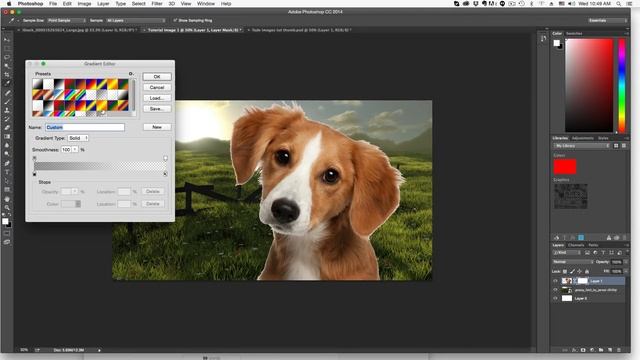 How To Fade Two Images Together In Photoshop - Photoshop Tutorial смотреть онлайн