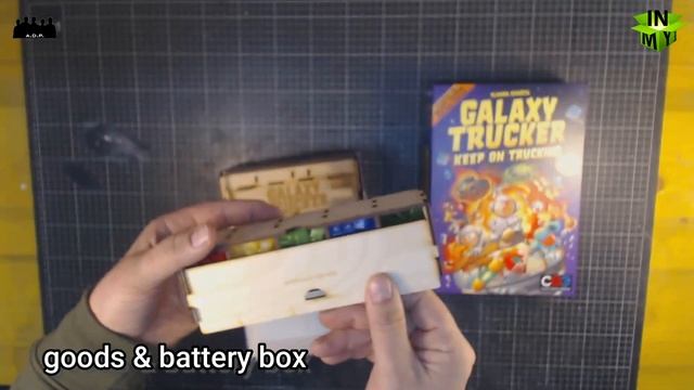 Galaxy Trucker KoT organizer for board game Galaxy Trucker (second edition) + Keep on Trucking exp. смотреть онлайн
