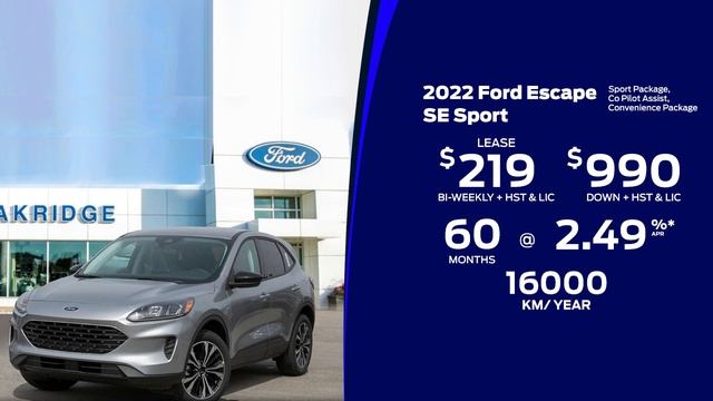 2022 Ford Escape SE Sport | July 2022 Offers | Oakridge Ford смотреть онлайн