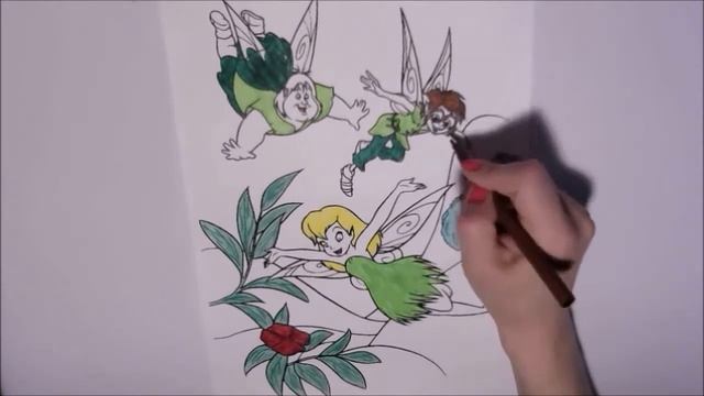 Раскраска феи Динь-Динь и ее друзья смотреть онлайн