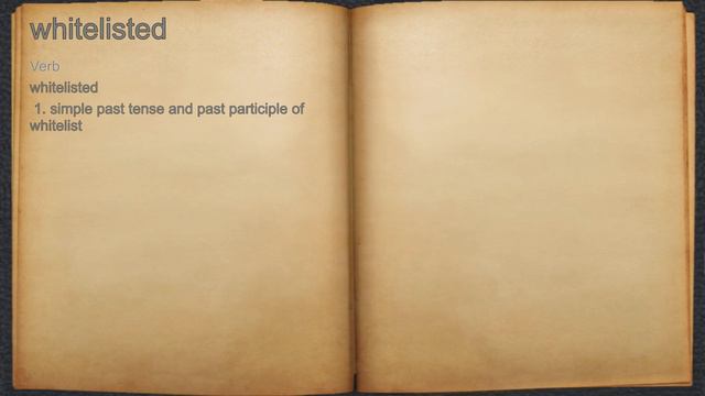 What does whitelisted mean? смотреть онлайн