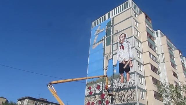 граффити на стенах казани 1