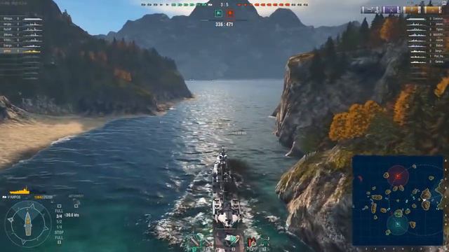 Крейсер Киров избыток изюма Обзор корабля World of Warships 0 5 4 смотреть онлайн