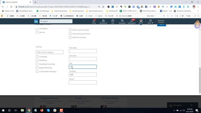 Admin Support Class 03: Linkedin Research & Google Maps using смотреть онлайн