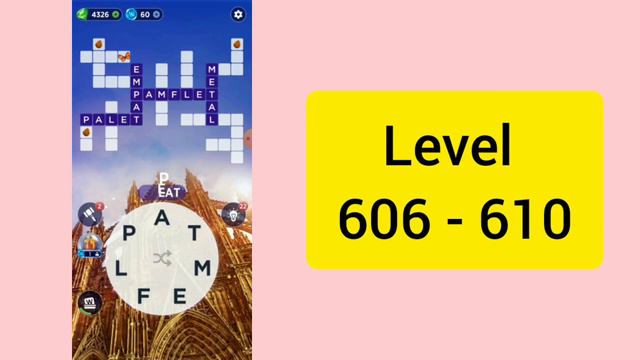 game words of wonders level 606, 607, 608, 609, 610 смотреть онлайн