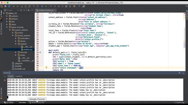 How to use default_get orm method in Odoo | Odoo ORM Methods смотреть онлайн
