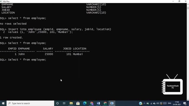 DML and DQL Commands in SQL | Practical implementation of DML and DQL in Oracle 11g | TechnonTechTV смотреть онлайн