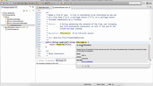 Buffered File Reader with Try Catch and Finally in Java смотреть онлайн