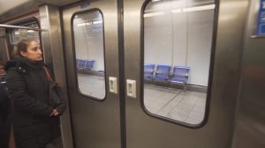 Greece, Athens, metro ride from Syntagma to Kerameikos